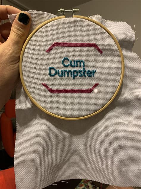 First Time Doing Cross Stitch R Gay