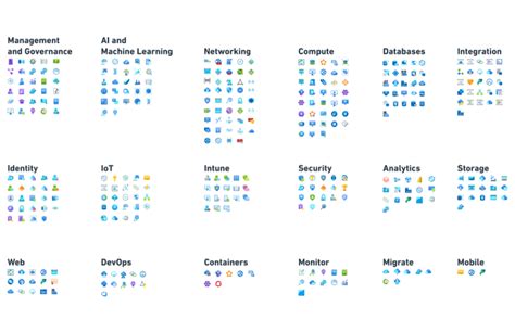 Microsoft Azure Icons Template