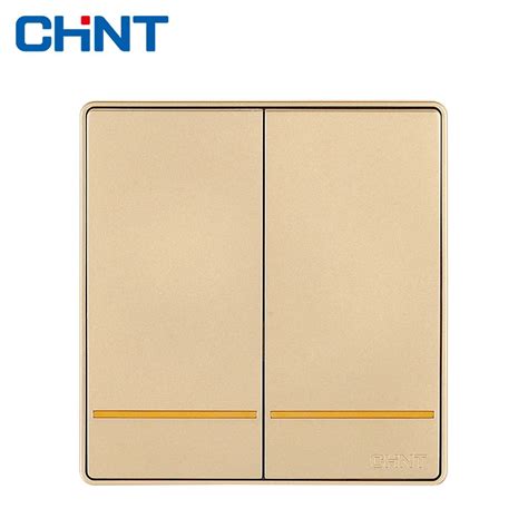 CHINT Electric Push Button Switch Plates NEW2D Large Panel Wall Switch ...