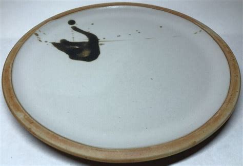 Grande Assiette Plate De La Poterie La Colombe France Vallauris Vintage N