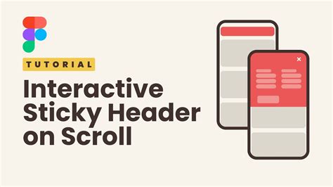 Interactive Fixed Sticky Header On Scroll Figma Tutorial For Beginners