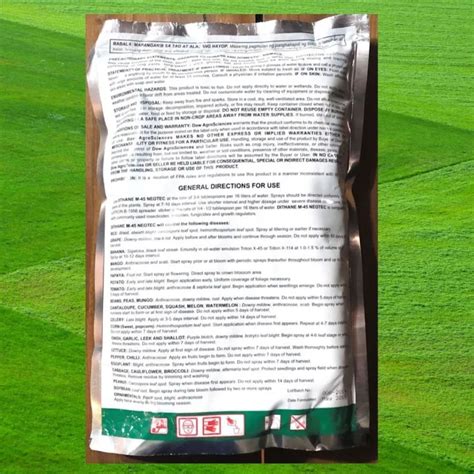 Dithane M Broad Spectrum Protectant Fungicide Durable Lazada Ph