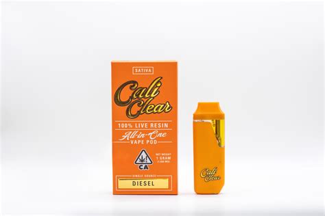 cali clear cali clear diesel sativa  lr disposable