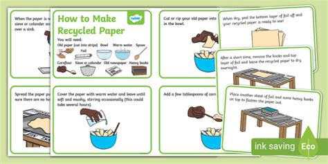 How To Make Recycled Paper Sequencing Cards Teacher Made