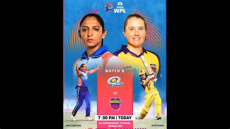 Live Mumbai Indians Vs UP Warriorz Women WPL Live Score Live