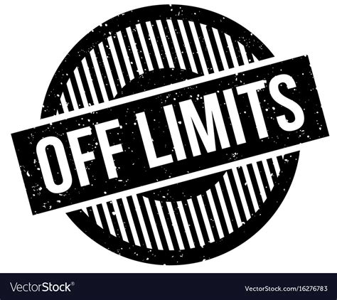 Off limits rubber stamp Royalty Free Vector Image