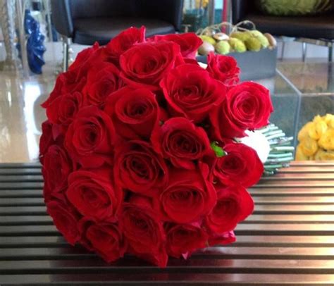 Bridal Bouquet Red Roses Weddings Birthdays Anniversaries Terra