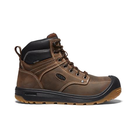 Mens Brown Work Boots Fort Wayne 6 Wp Keen Footwear