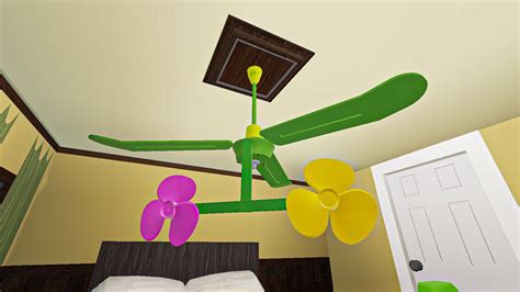 Super Rare DIY Experiment Wobbly Ceiling Fan Disco Fan Funny Fan