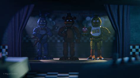 Artstation Fnaf Stage Render