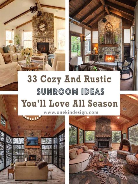 33 Cozy And Rustic Sunroom Ideas Youll Love All Season