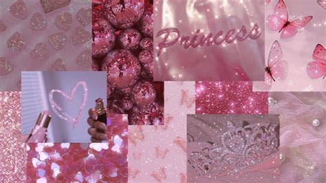 pink sparkle princess computer background diy princess room makeover