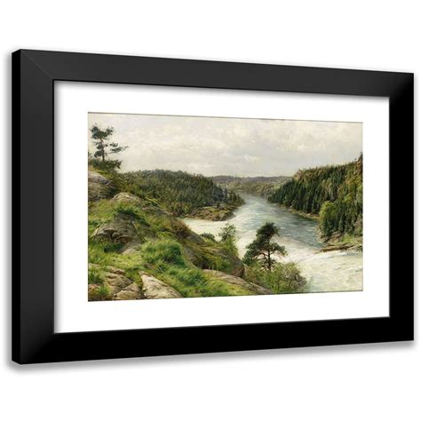 Peder Mørk Mønsted 24x18 Black Modern Framed Museum Art Print Titled