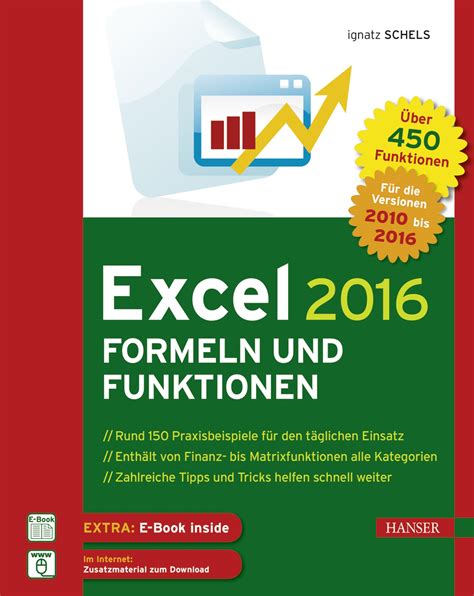 Excel 2016 Formeln Und Funktionen Hanser Fachbuch