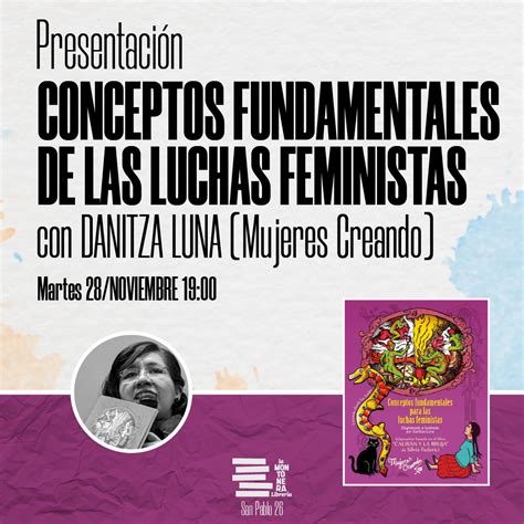 Conceptos Fundamentales Para Las Luchas Feministas Presentaci N La