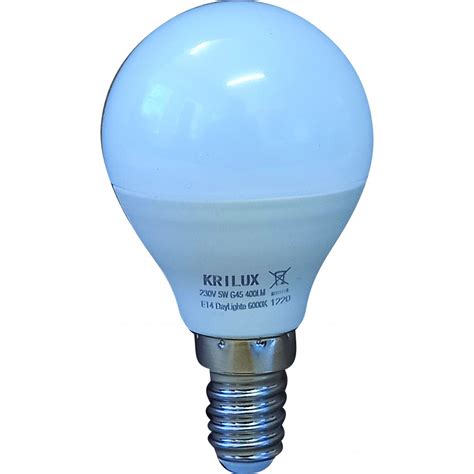 LED Golfball 5w E14 6000k Daylight Globe Cashbuild