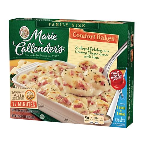 Marie Callender S Comfort Bakes Multi Serve Frozen Dinner Scalloped Potatoes In A Creamy Cheese