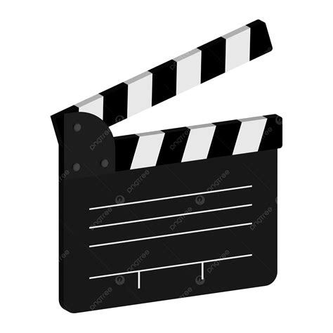 Movie Filming Clapperboard Vector Element Editable Clapperboard Film