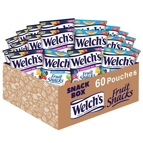 Welchs Bocadillos De Frutas Frutas Mixtas Y Superfrutas Paquete Variado