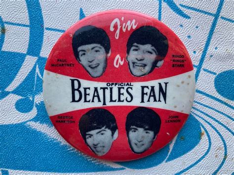 I M A Beatles Fan Pin Button Etsy In 2024 Beatles Fans The Beatles Beatles Memorabilia