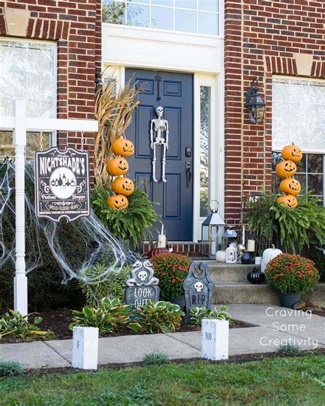 Halloween Porch Decorating Ideas Craving Some Creativity