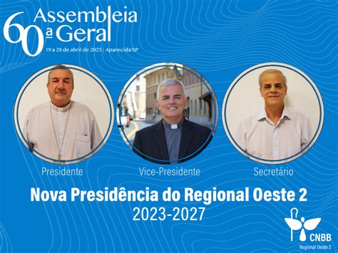 Bispos do Regional Oeste 2 elegem nova Presidência para o quadriênio