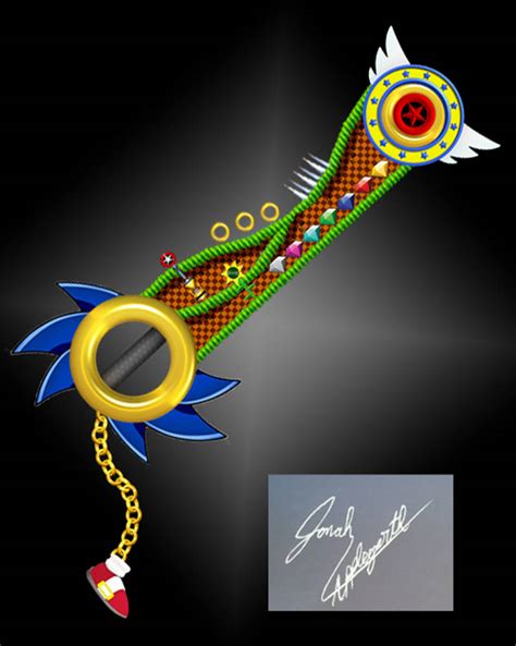 Sonic The Hedgehog Keyblade Fleeting Chaos By Majabajonesy On Deviantart