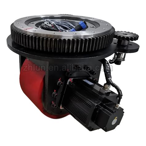 Dc ZHLUN Heavy Duty Brushless Motor AGV Driving Wheel With Controller