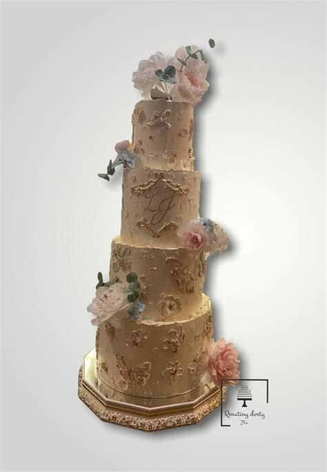 Wedding Cake Decorated Cake By Renatiny Dorty CakesDecor