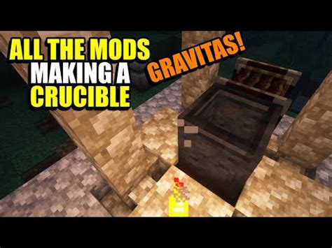 Ep Making A Crucible Minecraft All The Mods Gravitas Modpack Youtube