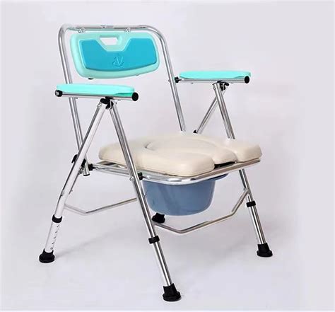 New Brother Medical Carton Folding Aluminum Foldable Commode Chair With