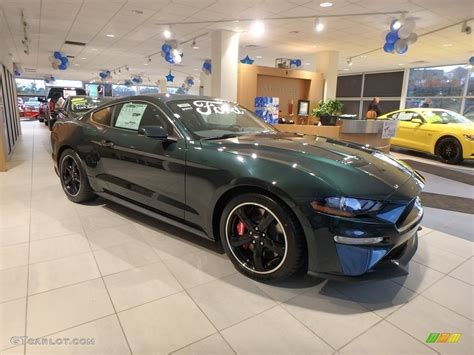 Dark Highland Green Ford Mustang Bullitt Photo