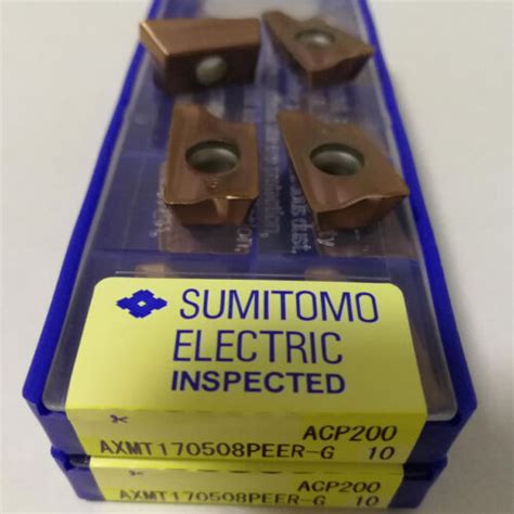 Sumitomo AXMT170508PEER G ACP200 CNC Milling Blade Carbide Inserts