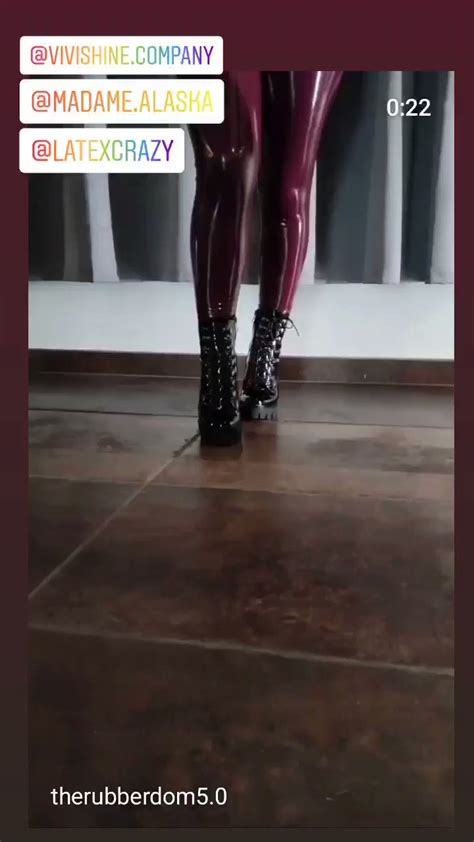 Latexcrazy Shop On Twitter Madamealaska Wearing Latexcrazys Well