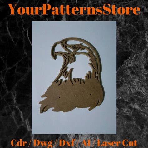 Eagle Laser Cut File, Engrave Files, Dxf / Cdr / Dwg / Puzzle for ...