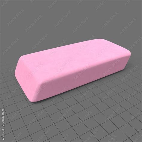 Small eraser Stock 3D asset | Adobe Stock