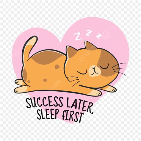 Sleeping Kitten Clipart