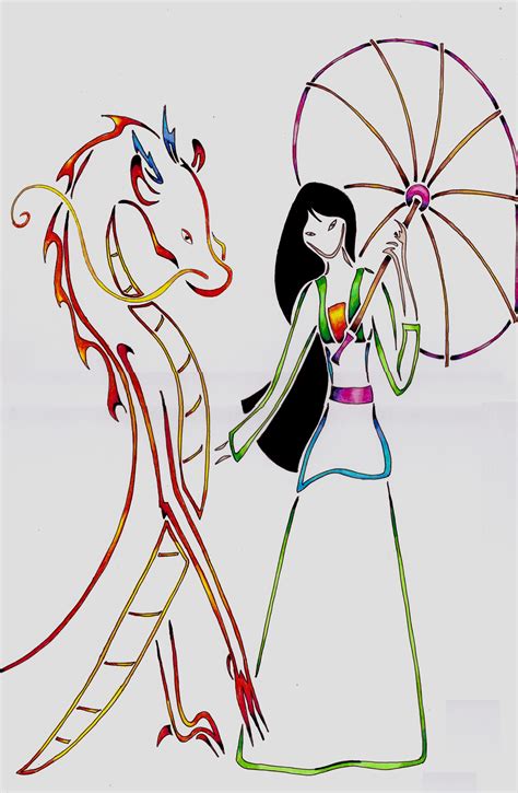 Mulan and Mushu — Weasyl