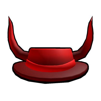 Crimson Horned Fedora Roblox Item Rolimon S