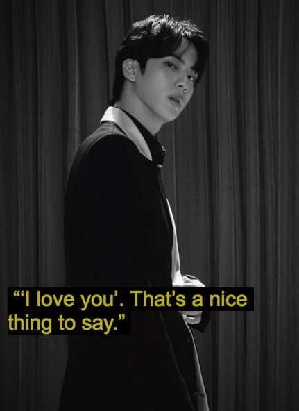 11 Best Kim Seok Jin Quotes And Captions Bts Nsf News And Magazine