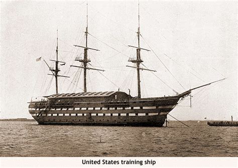 The Old Steam Navy 27b United States Training Ship