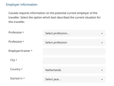 The eTA application form: for flying to Canada