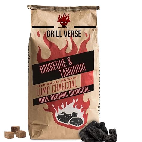 Grillverse Hardwood Lump Charcoal Barbique Tandoori Grill