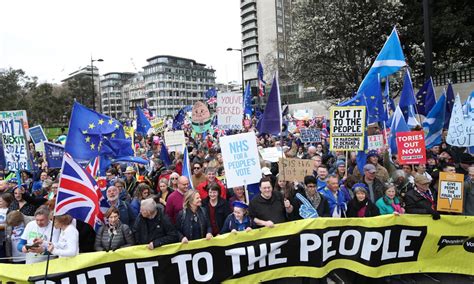 Hundreds Of Thousands March To Demand New Brexit Referendum