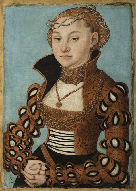 1534 Lucas Cranach The Elder Portrait Of Maria