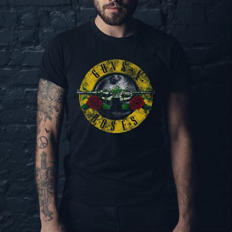 Jual Kaos Guns N Roses Kaos Band Gnr Round Shopee Indonesia