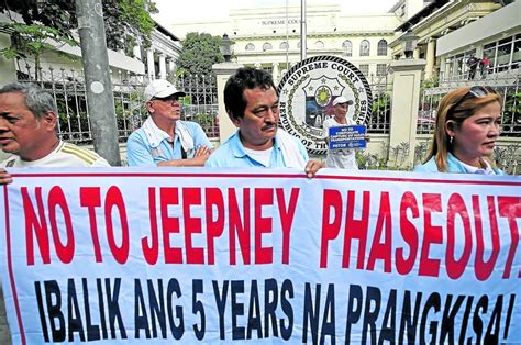 Mga Jeepney Driver Operator Na Iapela Ang Desisyon Ng Sc Na Nagbasura