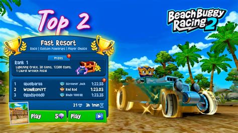 Fast Resort EI Zipo Rad Rod Beach Buggy Racing 2 YouTube