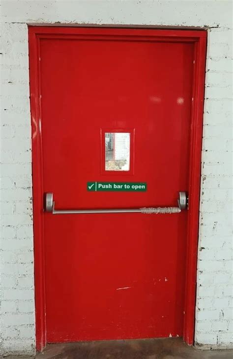 Red Ss Fire Retardant Door Color Coated At Rs Piece In Ghaziabad