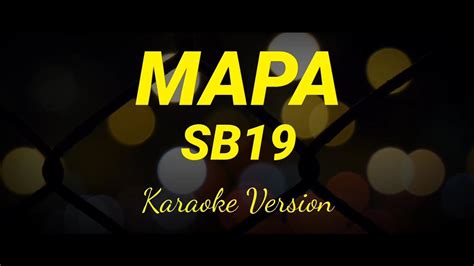 Mapa Sb19 Karaoke Youtube